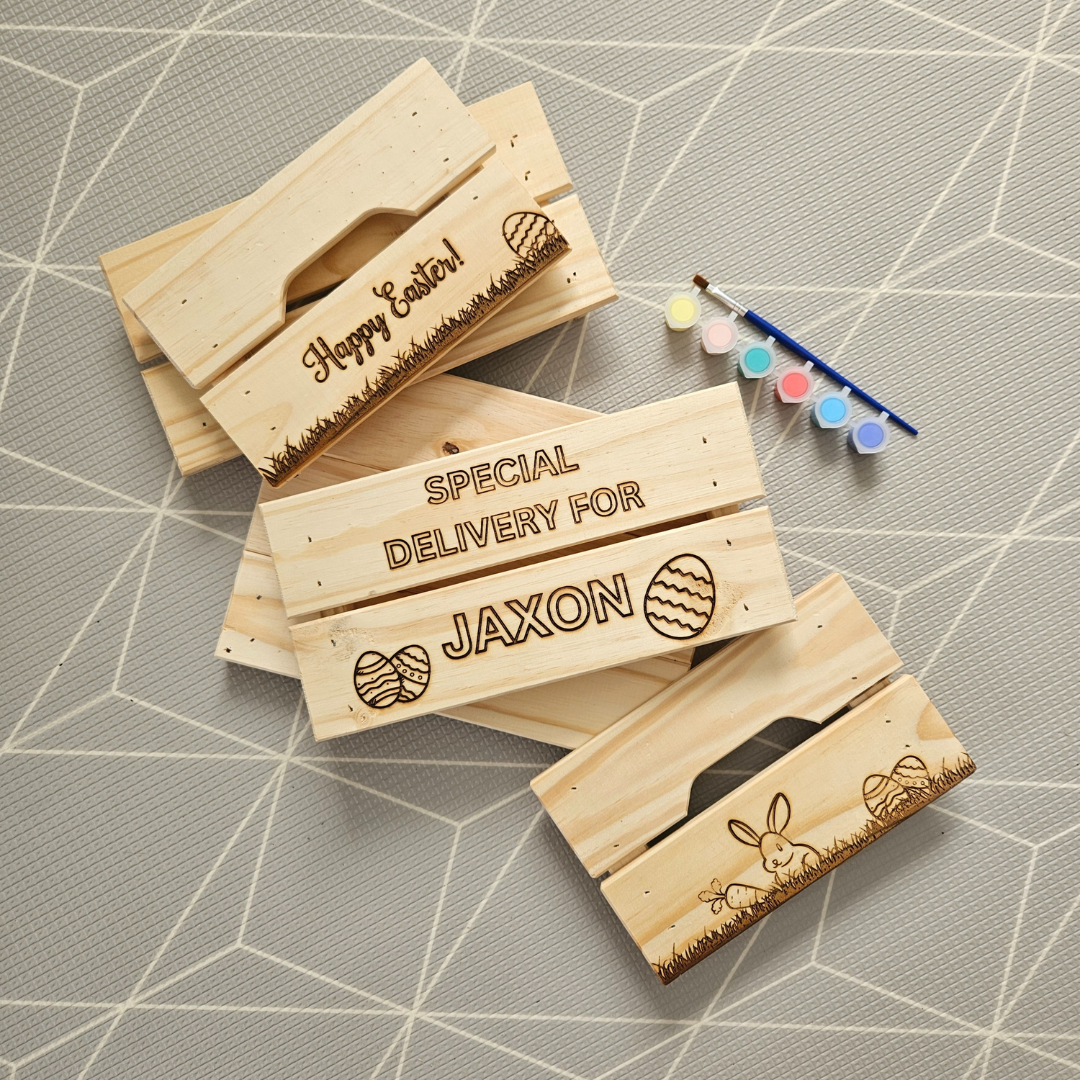 Paint Your Personalised Easter Crate