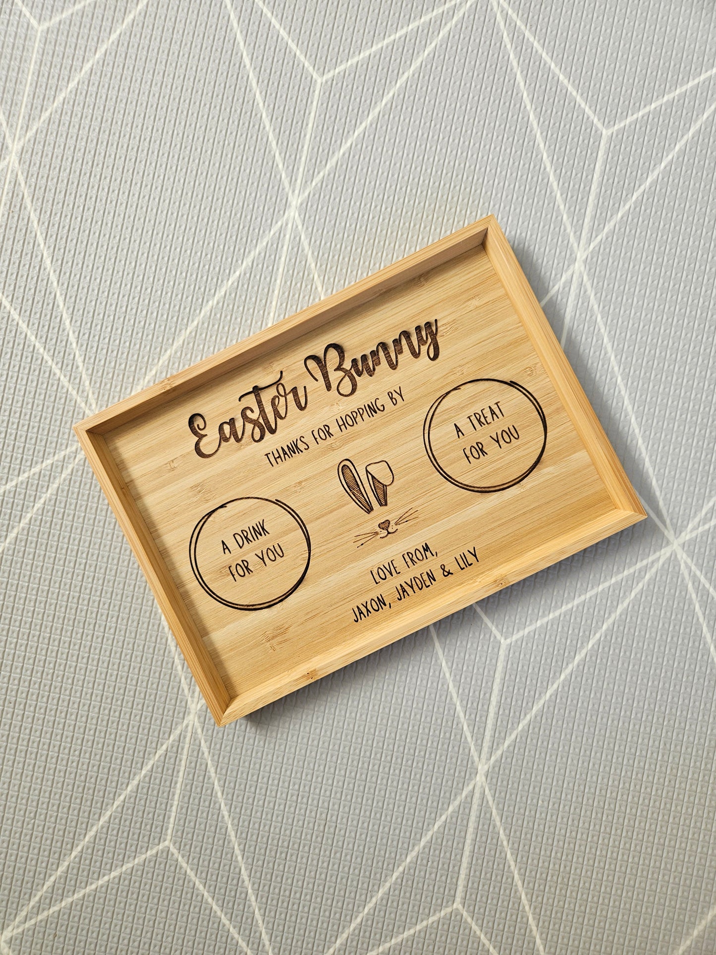 Personalized Easter Bunny Plate!