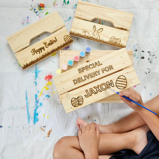 Paint Your Personalised Easter Crate